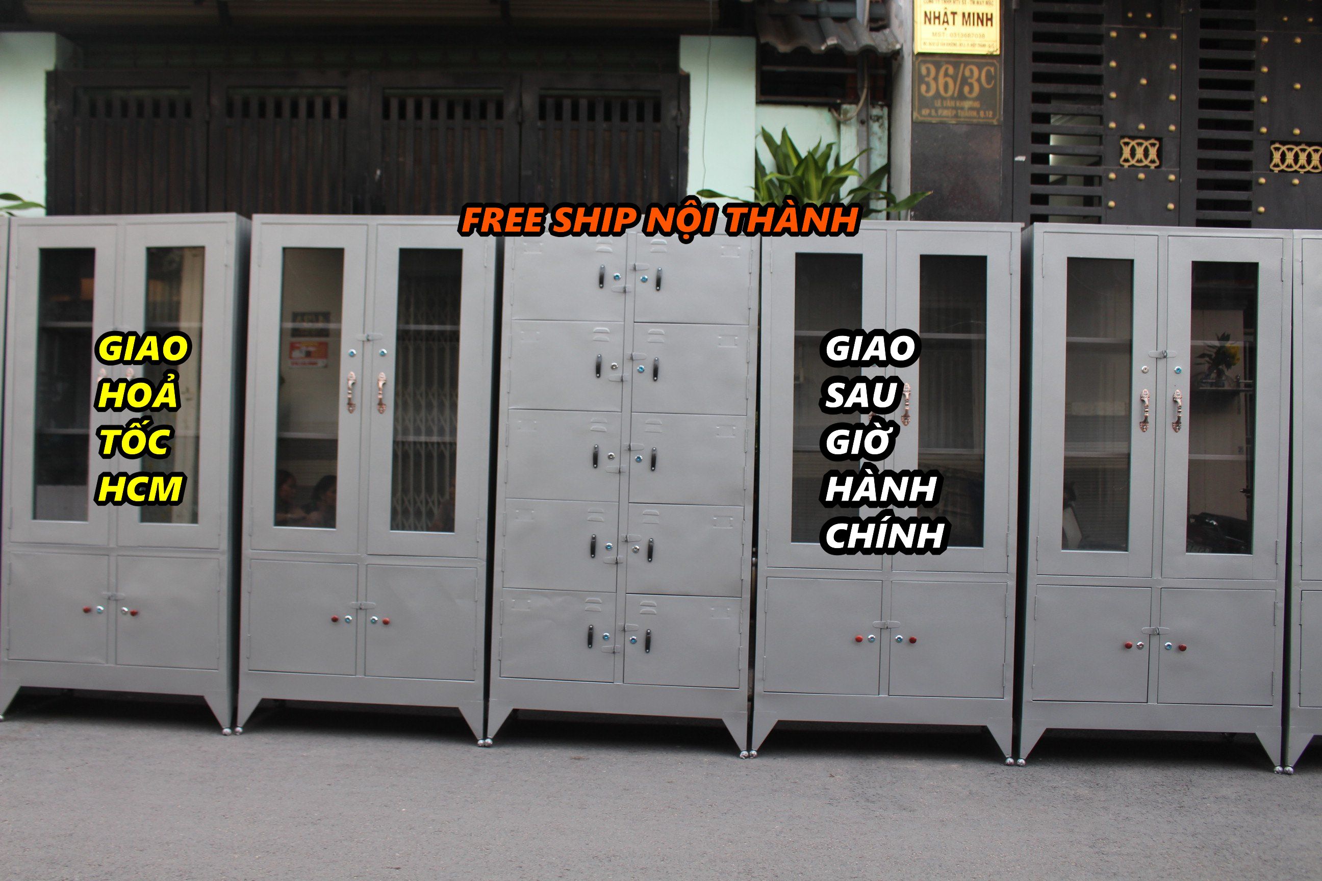 [HCM BD] Tủ hồ sơ văn phòng sơn dầu