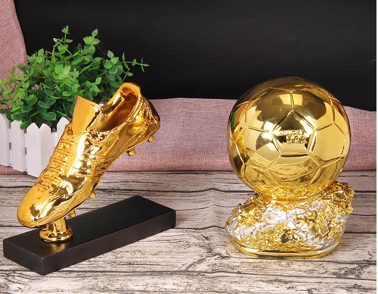 Mô hình cup găng tay và và cup chiếc giày vàng