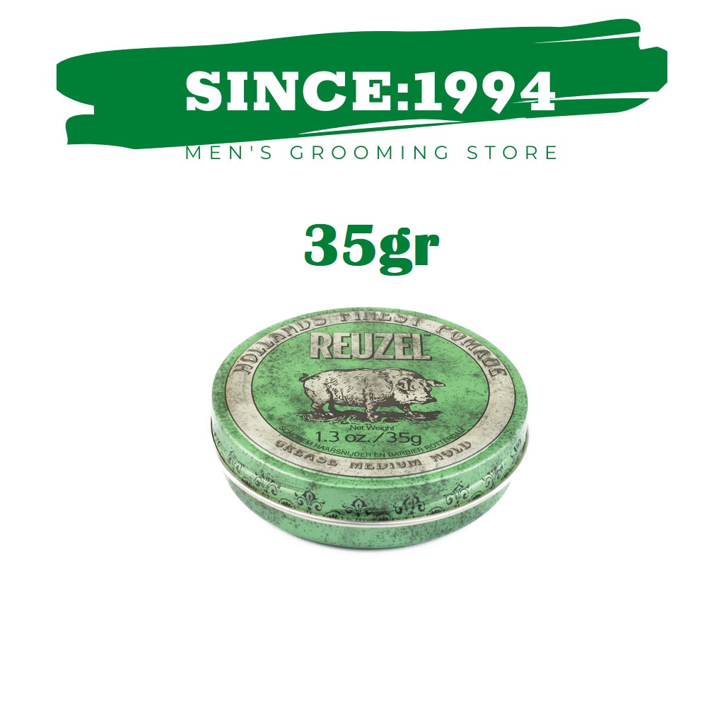 Sáp vuốt tóc Reuzel Green Pomade