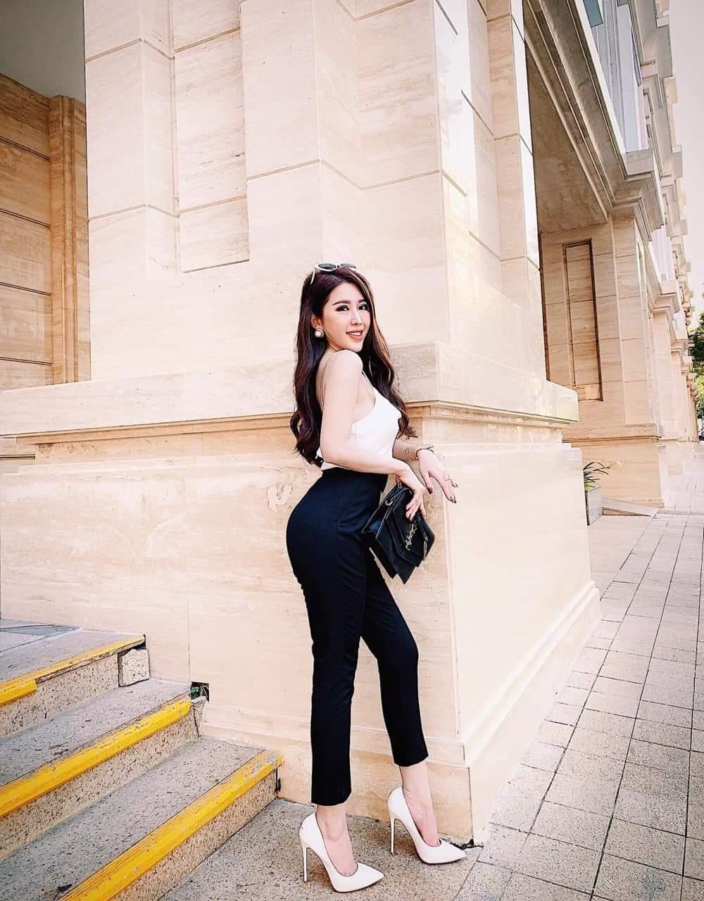 sét áo phi cổ đỗ quần 9 tấc