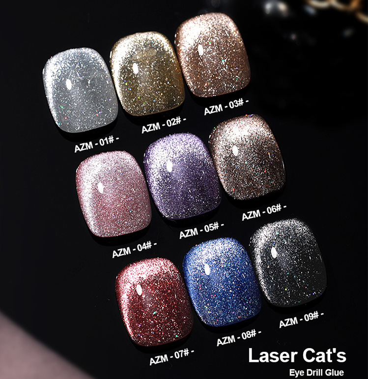 Sơn Gel Mắt Mào Nhũ Flash AS Mã AZM 15ml ( Sơn Gel Hơ Máy )