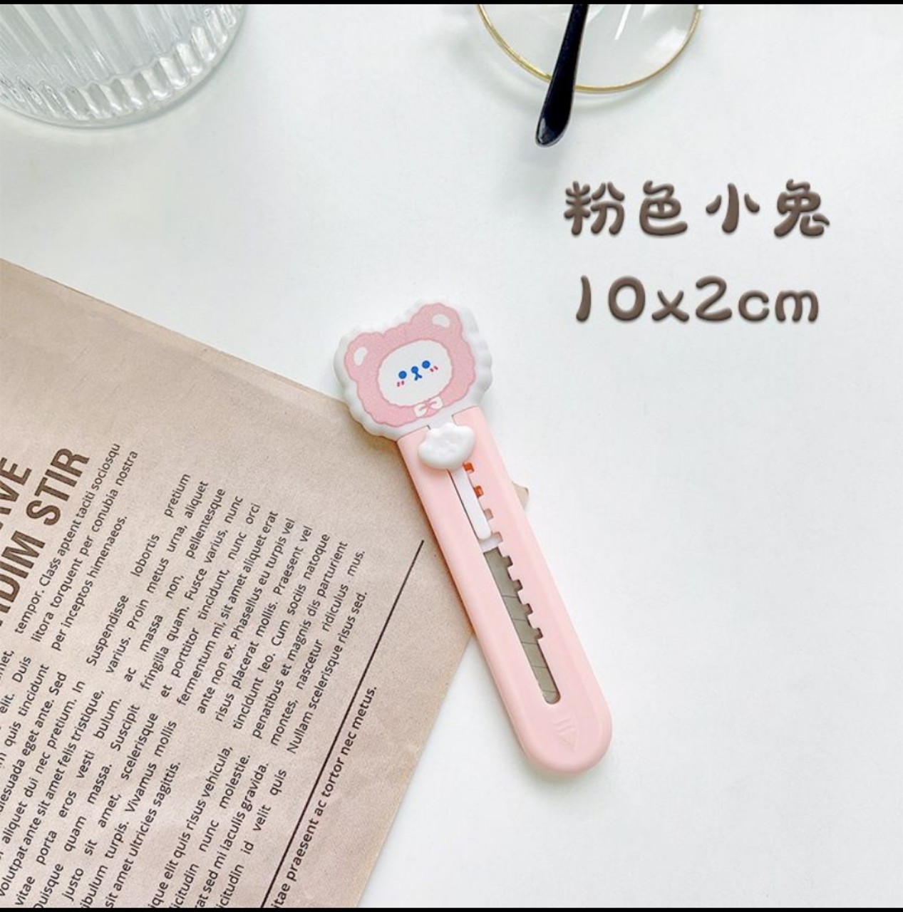 [HCM] Dao rọc giấy unbox GẤU MINI CUTE