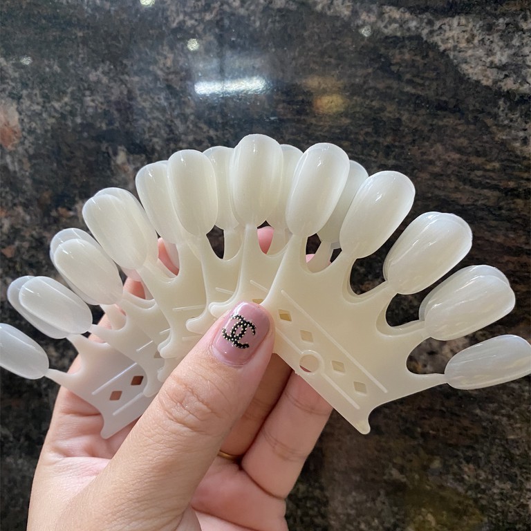 Set 50 móng vương miện ( tập sơn, làm bảng màu )
