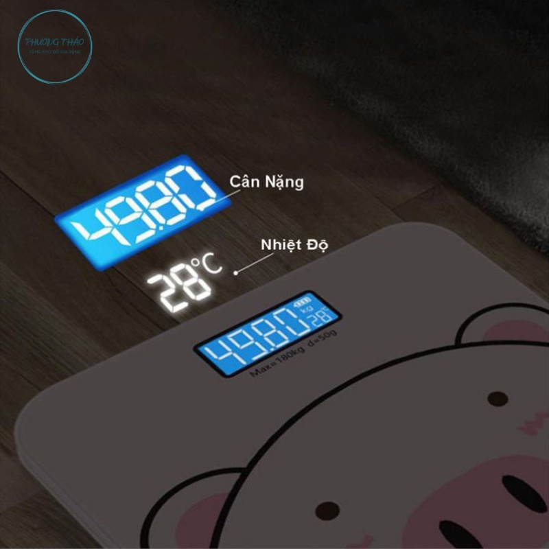 CÂN ĐIỆN TỬ HINH HEO 180KG LED