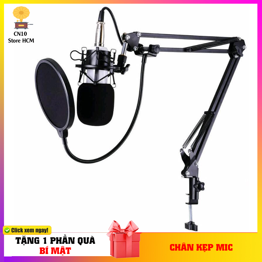 Giá Đỡ Chân Kẹp Mic Mic thu âm, Livestream karaoke-[CN10 Store]