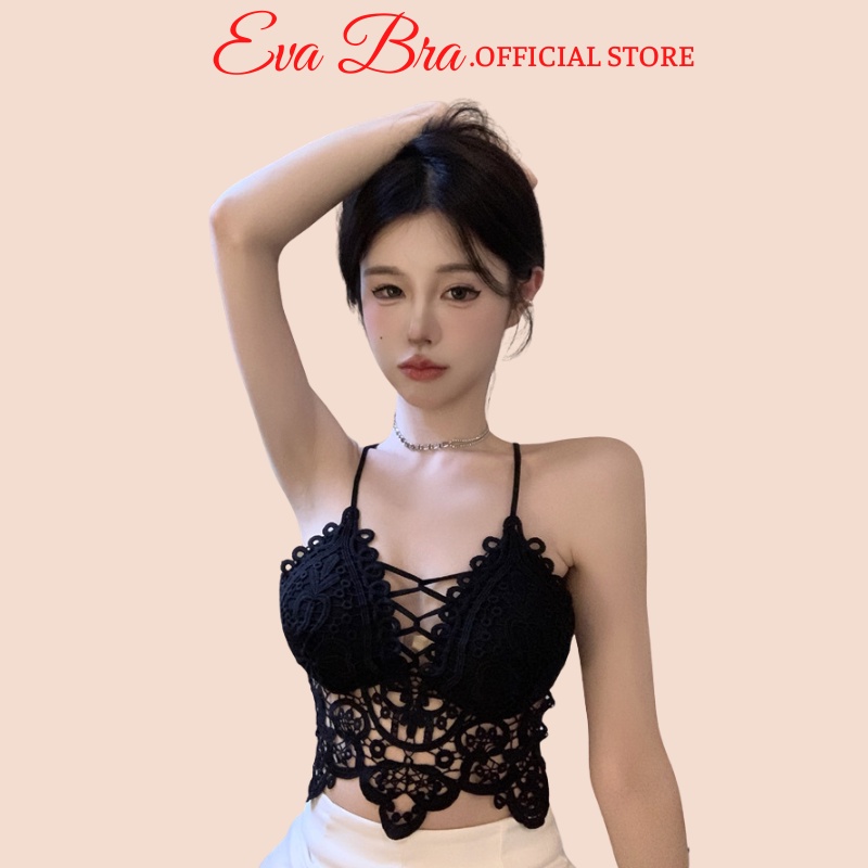 Áo Bra Ren Nữ Crotop Siêu Hot Hở Lưng - 210
