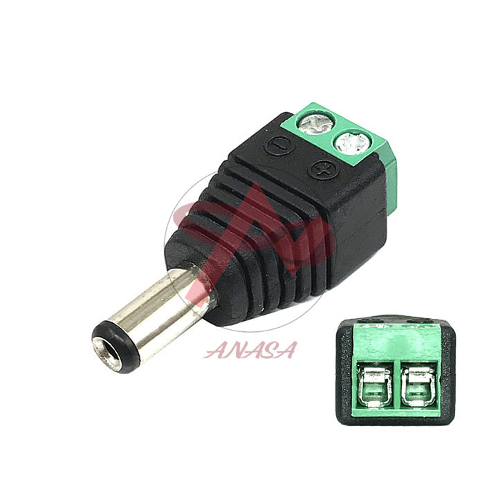 Jack nối nguồn dc5.5x2.1mm loại đực