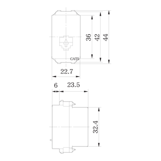 Ổ cắm data CAT5/CAT6 Panasonic dòng Wide Series