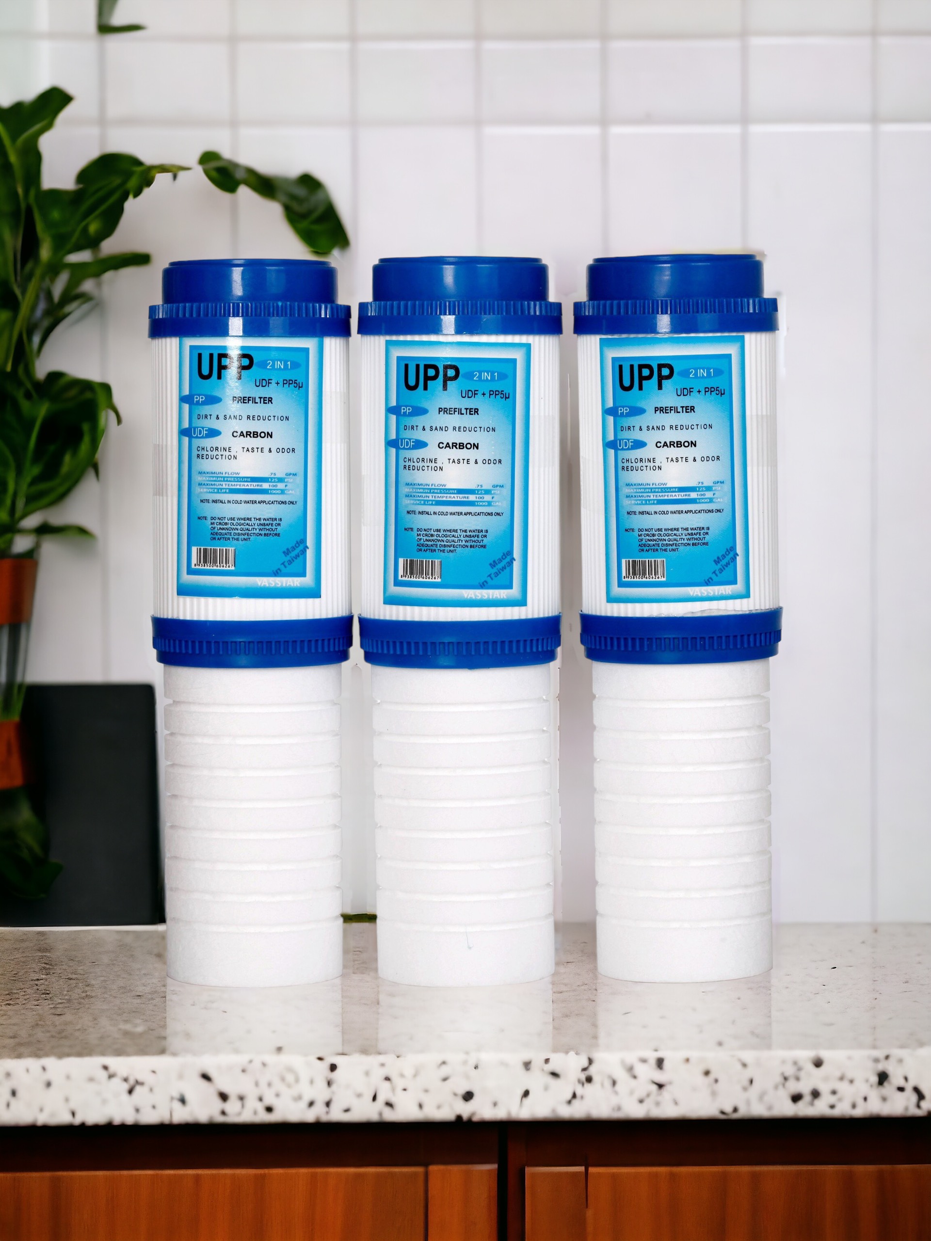 Bộ 3 lõi lọc nước VASSTAR 2 tầng UPP