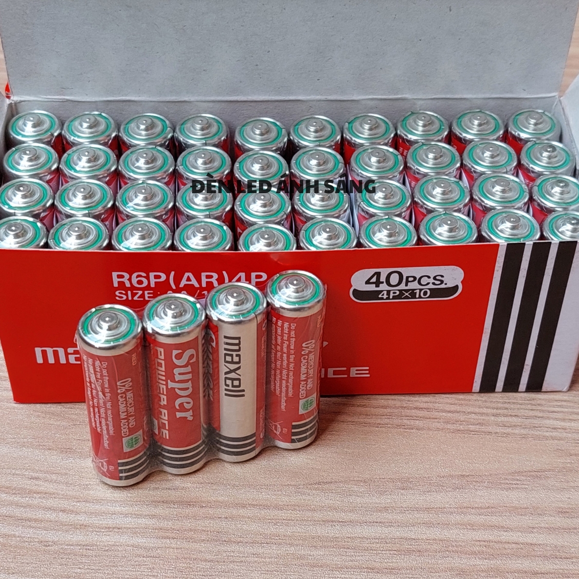Pin 2A (AA) Pin tiểu Super Maxell Đỏ 1.5V