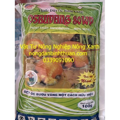 diệt ốc Osbuvang 80WP gói 100g hoạt chất Metaldehyde