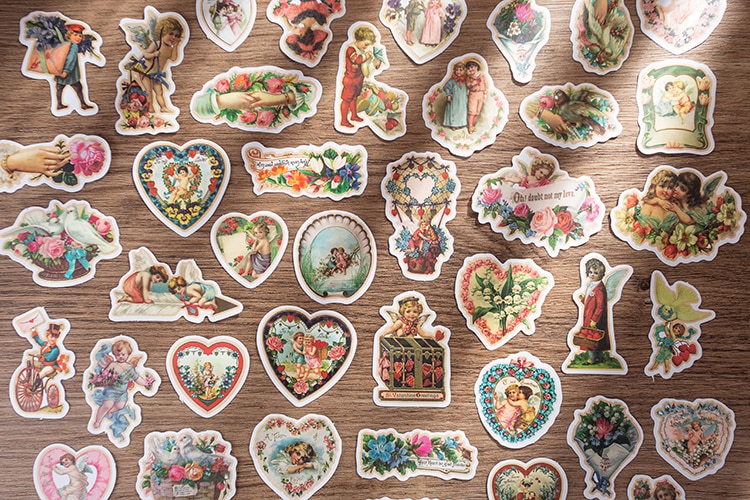 [HCM]Set sticker thiên thần nhỏ 10 cái/gói (Hàng có sẵn - mẫu ngẫu nhiên)