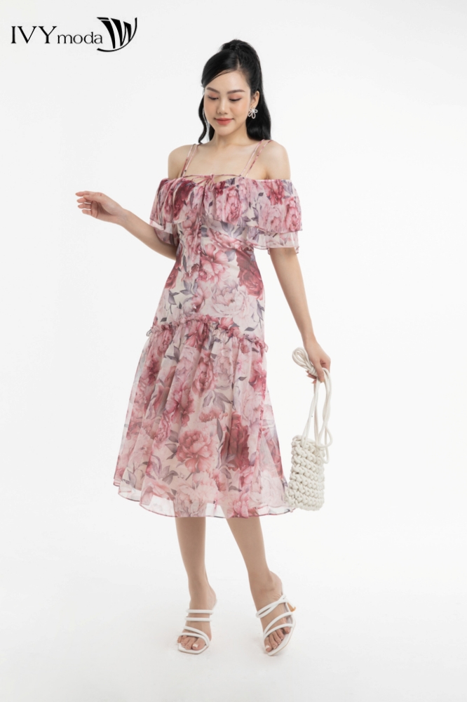 Đầm voan đuôi cá IVY moda MS 48T0211