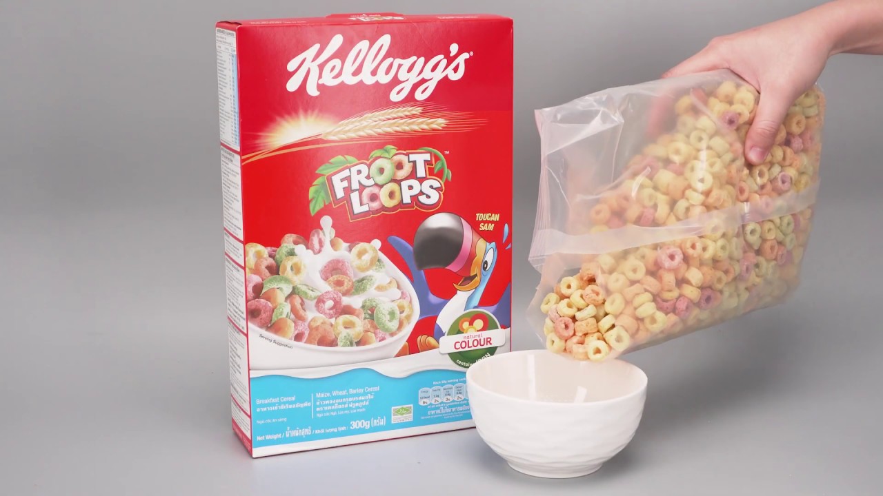 Ngũ cốc ăn sáng cầu vồng Kellogg's Froot Loops 285g