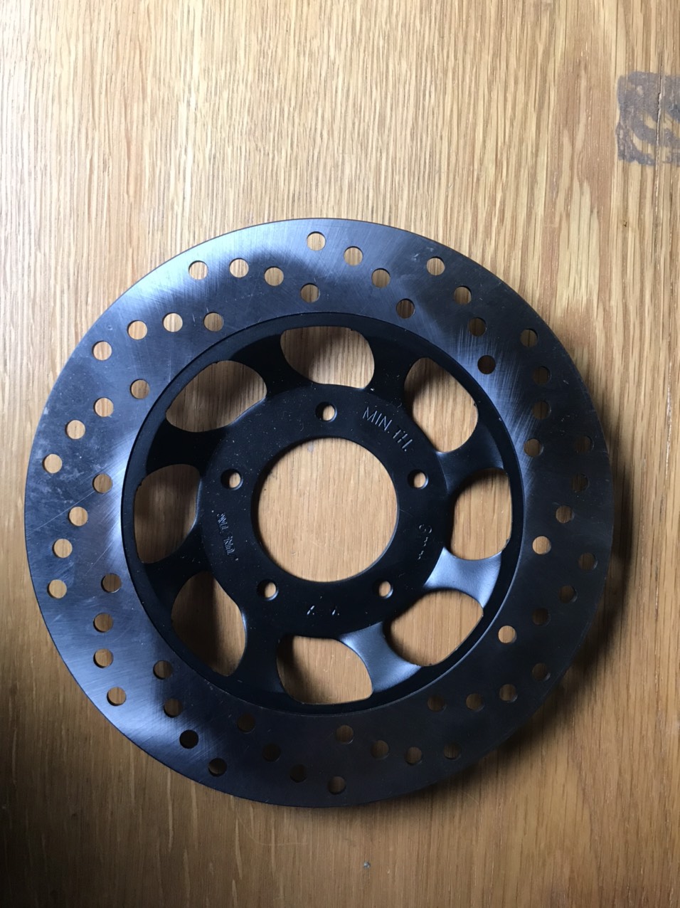 ĐĨA THẮNG-ĐĨA PHANH 5 LỖ LÕM 220MM LÊN ZIN KHÔNG CHẾ CHÁO CHO HONDA WAVE ZX THÁI FUTURE I NHẬT TRUNG QUỐC