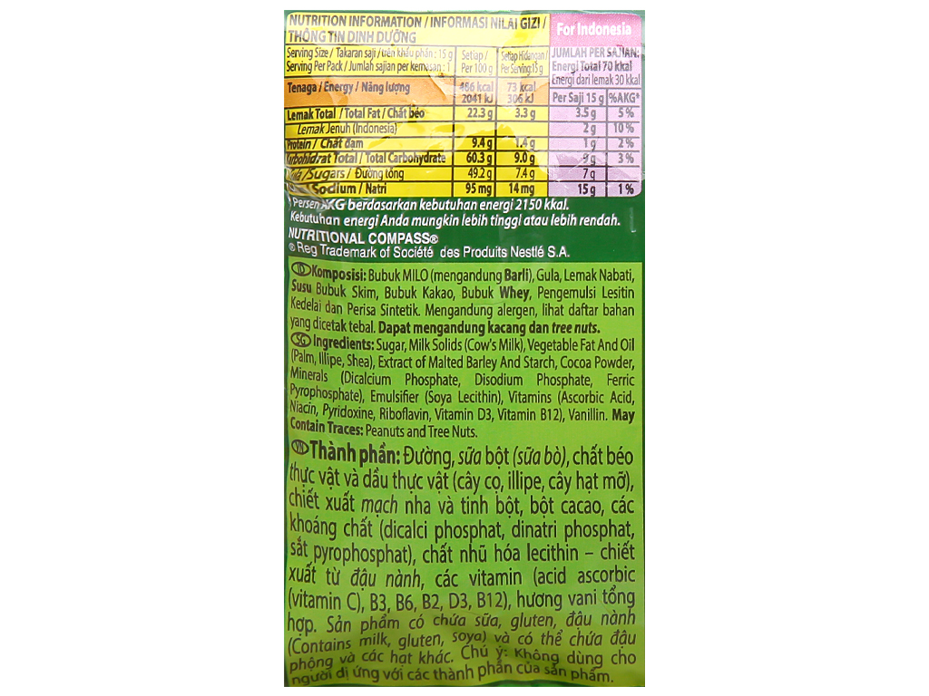Socola viên MILO Nuggets 25g