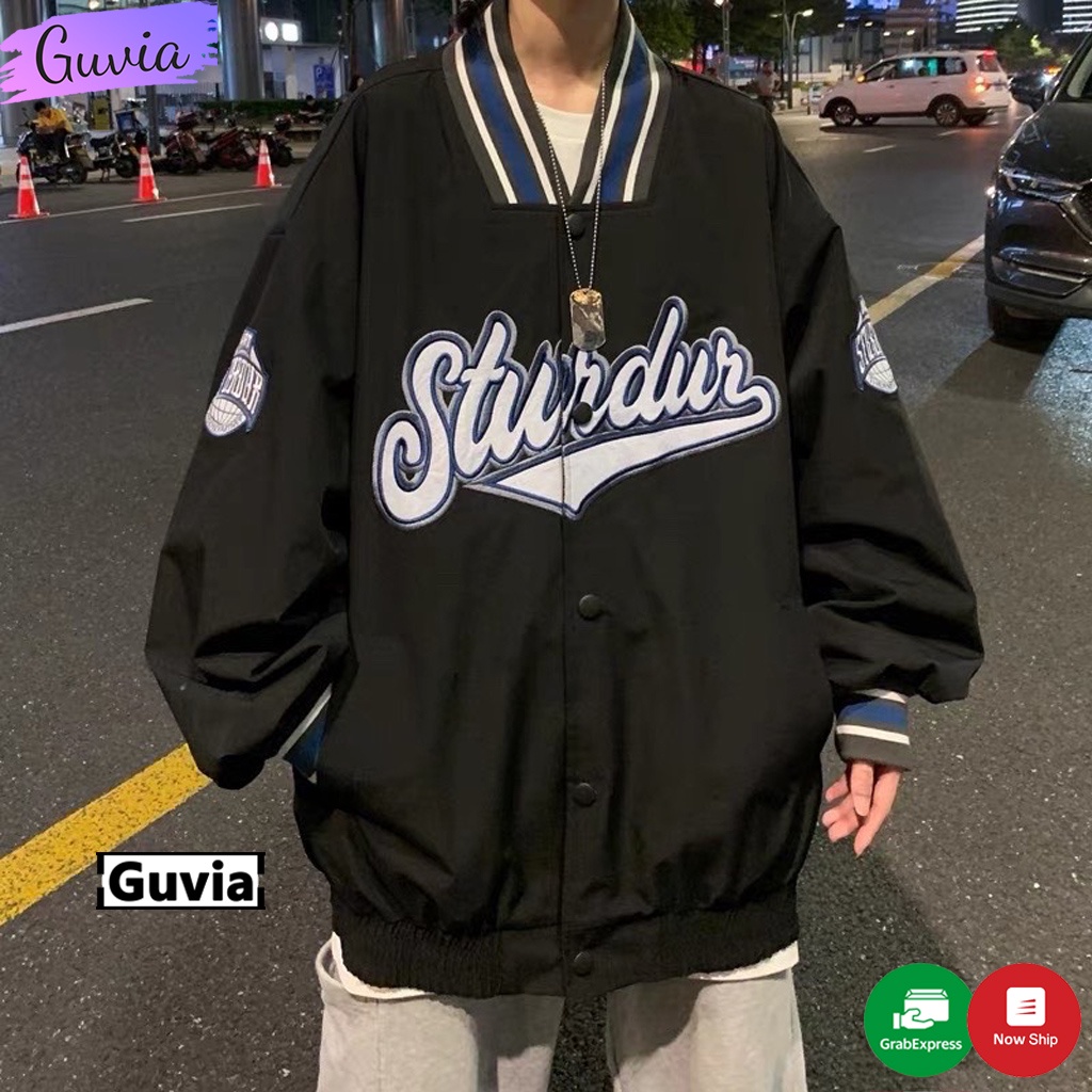 Áo Bomber Jacket Dù 2 Lớp STURDUR Unisex Nam Nữ (Ảnh Thật/Có sẵn)