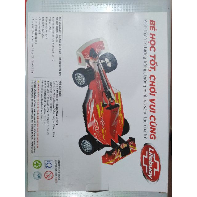 XE ĐUA LẮP RÁP BẰNG GIẤY