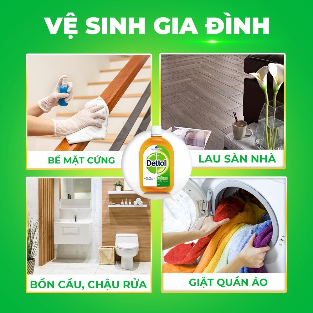 ☒  Dung dịch sát khuẩn Dettol 500ml