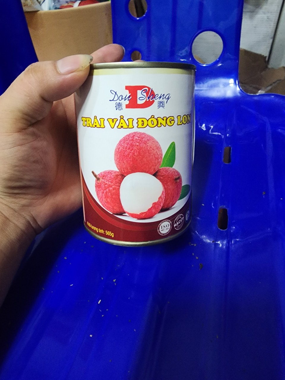 VẢI NGÂM NƯỚC ĐƯỜNG ĐÓNG LON 565G
