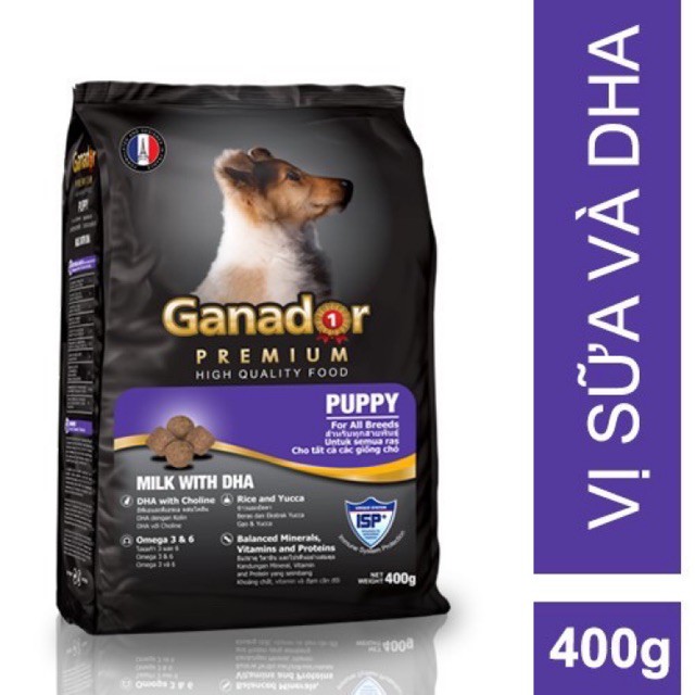 Thức ăn Ganado cho chó con 400gr