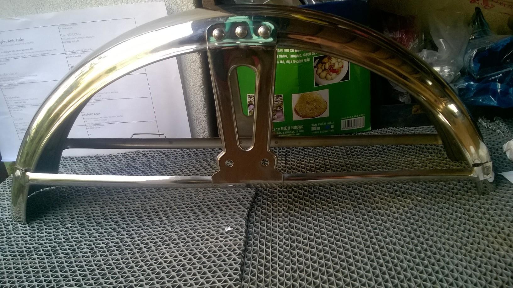dè trước honda 67 bằng inox