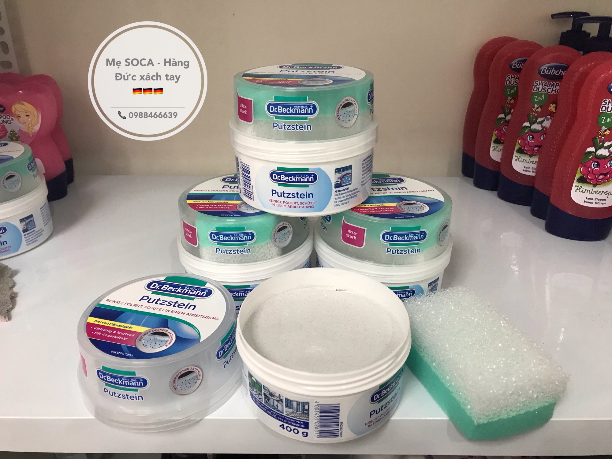 KEM TẨY RỬA ĐA NĂNG DR BECKMANN PUTZSTEIN - 400g (hàng Đức)