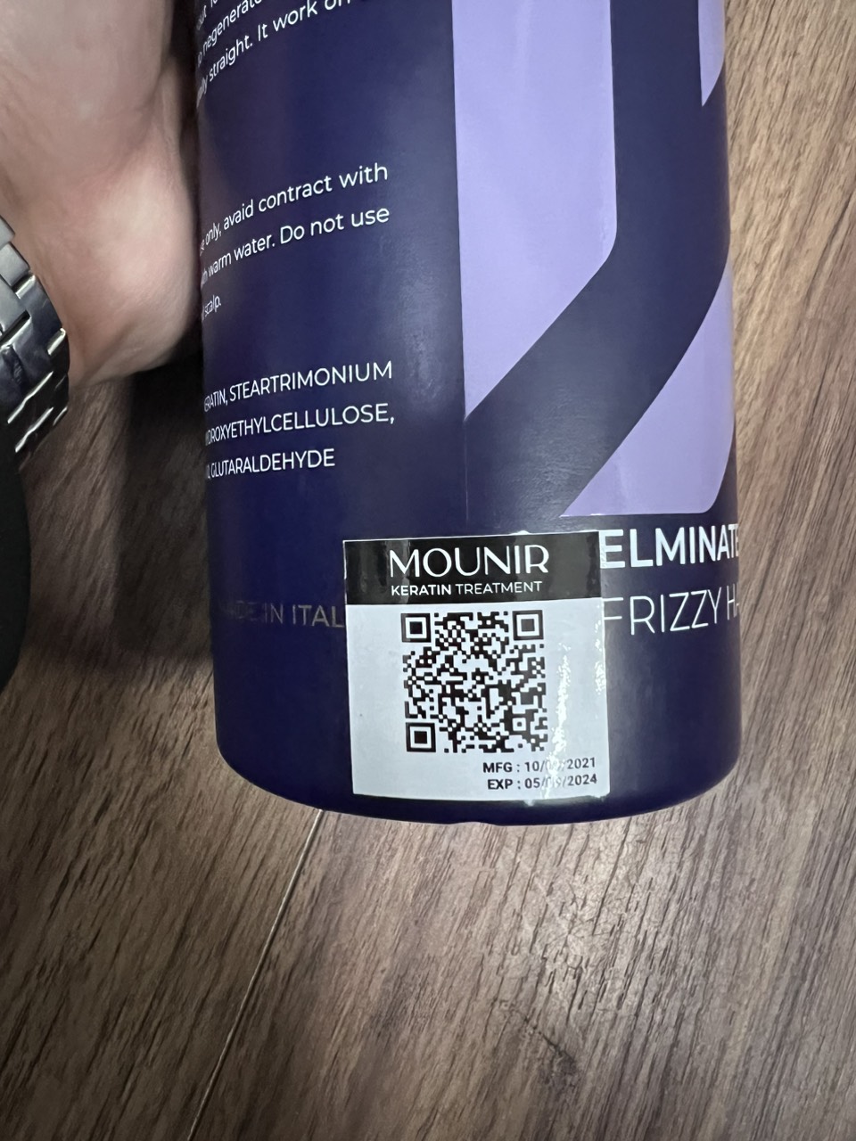 Hấp Siêu Phục Hồi Mounir Keratin Treatment 1000ml