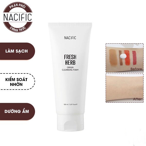 Sữa Rửa Mặt Tạo Bọt NACIFIC Fresh Herb Origin Cleansing Foam Calendula 150ml