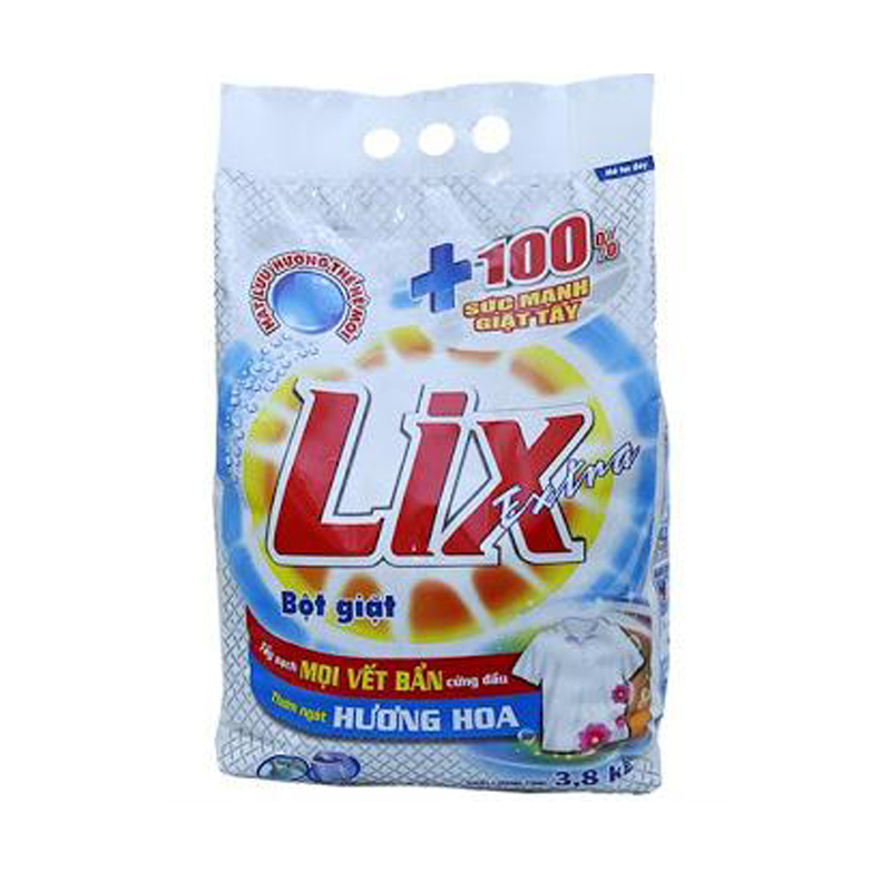 [HCM]Bột giặt Lix Extra hương hoa 6kg