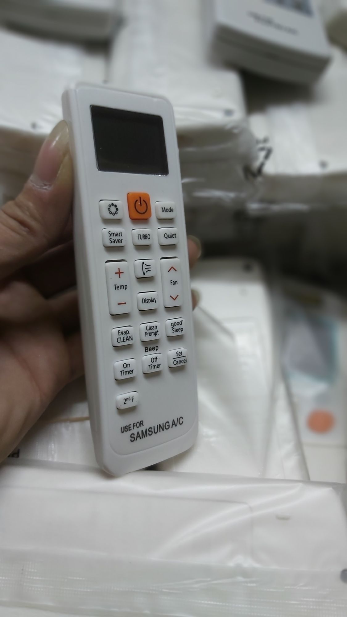 khiển điều hòa sam sung nút cam