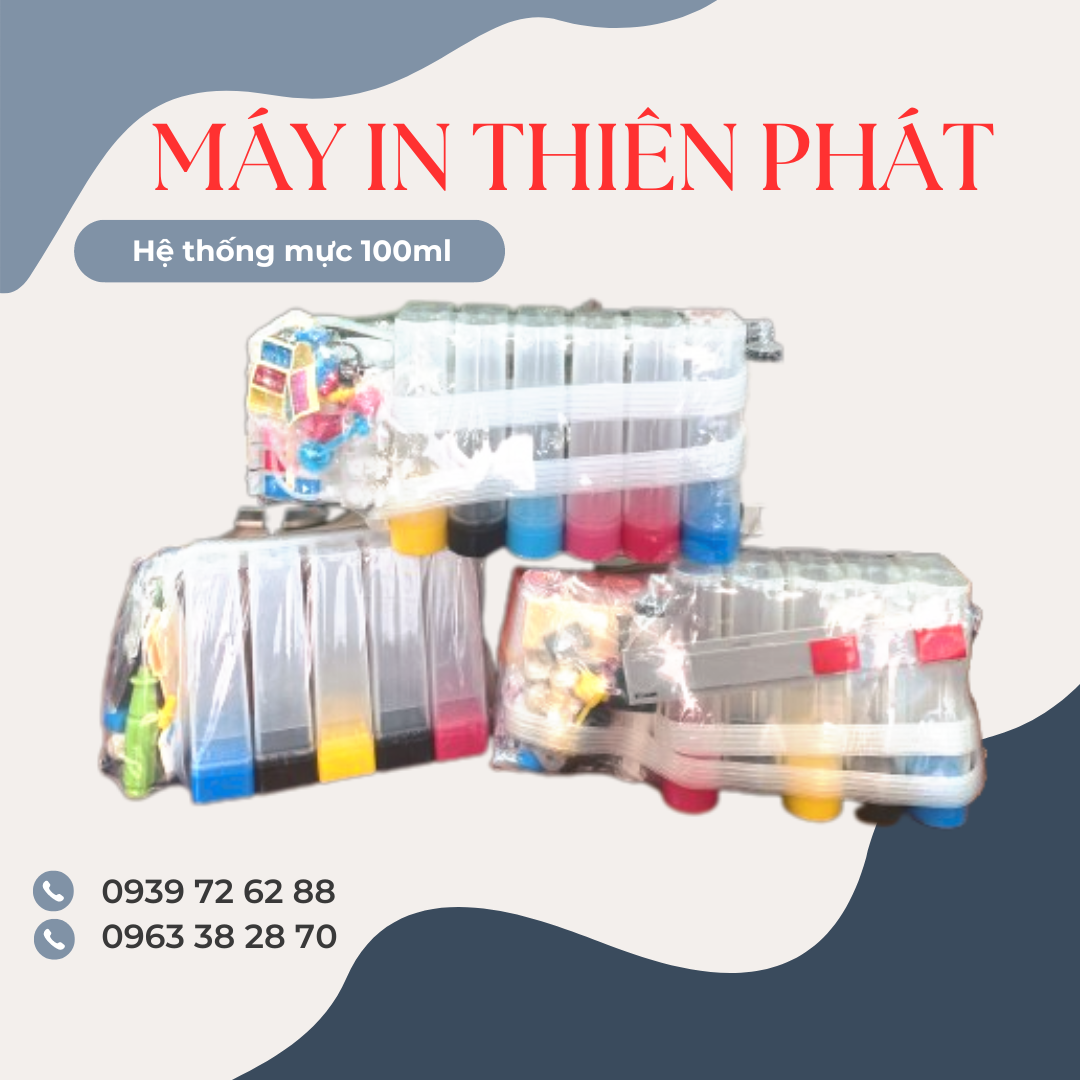 HỆ THỐNG TIẾP MỰC 100ML