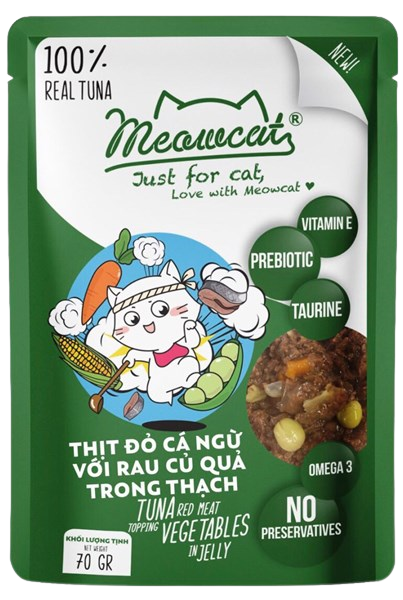 Pate Meowcat - Pate Cho Mèo Gói 70g
