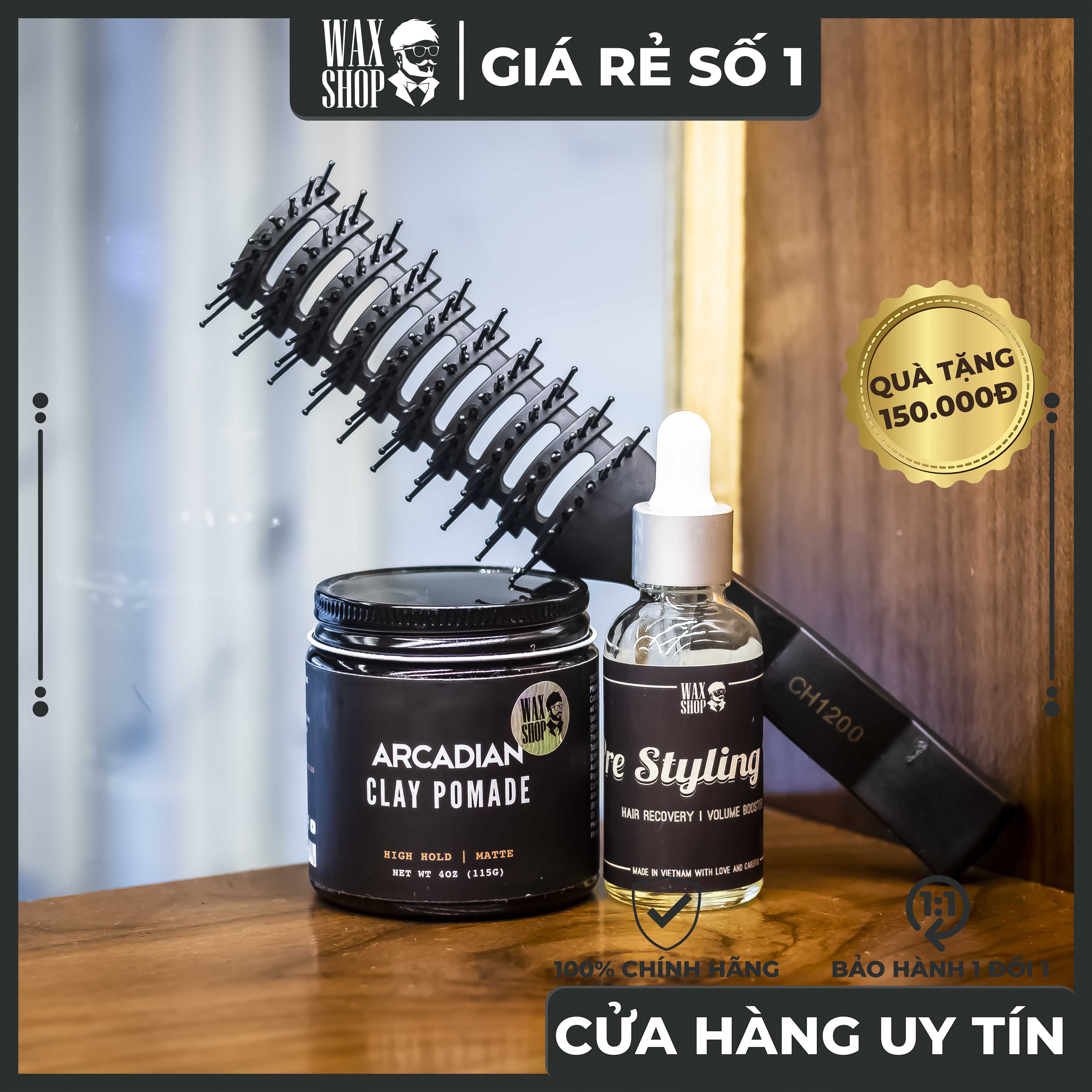 [HCM]Sáp Vuốt Tóc Arcadian Clay Pomade - Arcadian