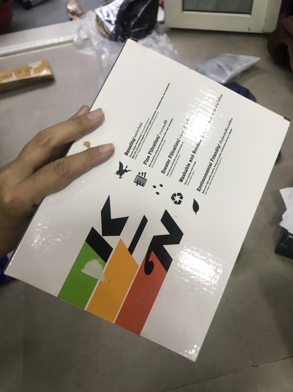 Lọc gió KN đỏ xe Wave 110.