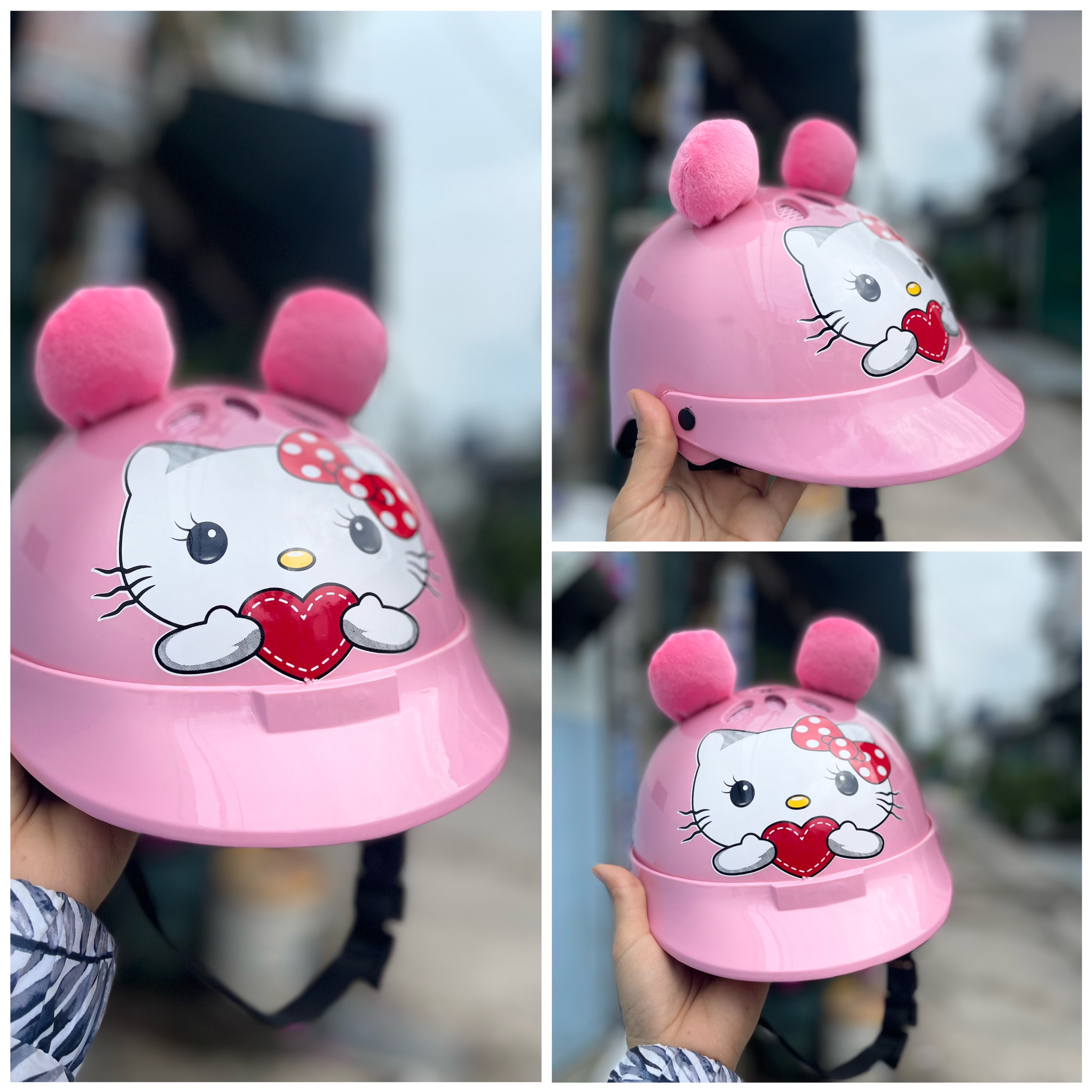nón bảo hiểm cho e bé 2 đên 7t nhiu hình lựa chọn