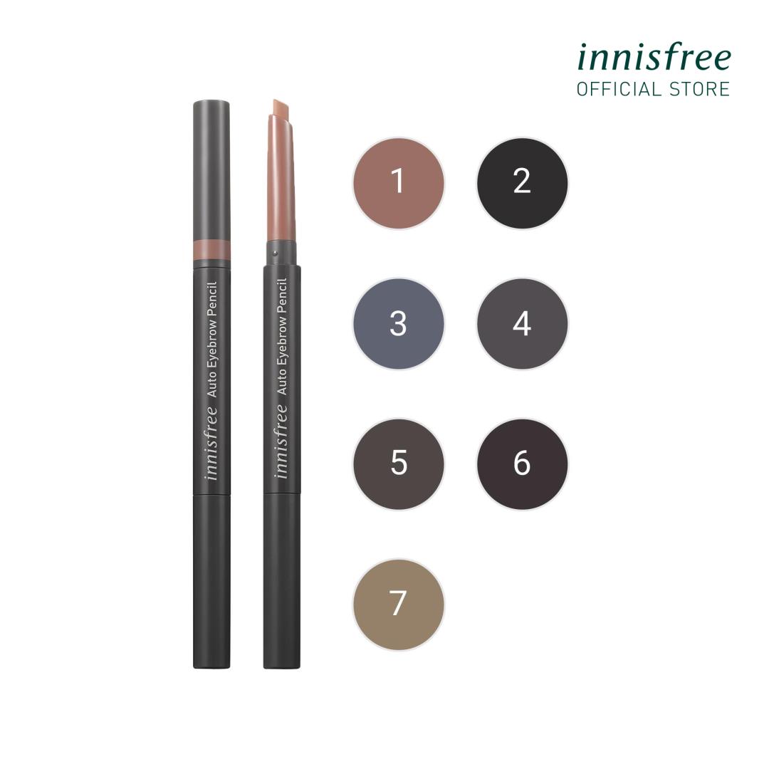 Kẻ mày Innisfree Auto Eyebrow Pencil Gray