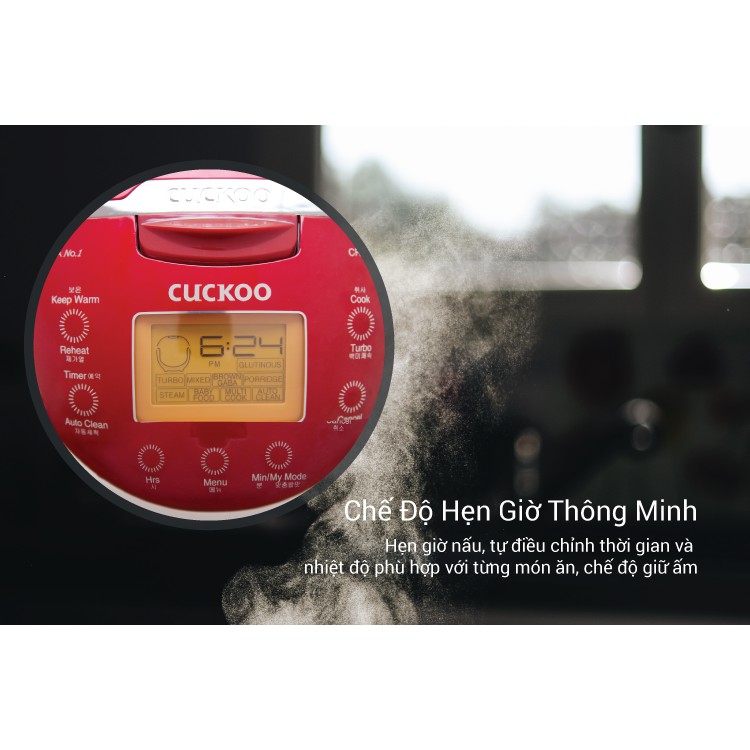 [HCM]Nồi Cơm Điện Cuckoo CR 0655F (1.08 Lít) - Hàng chính hãng