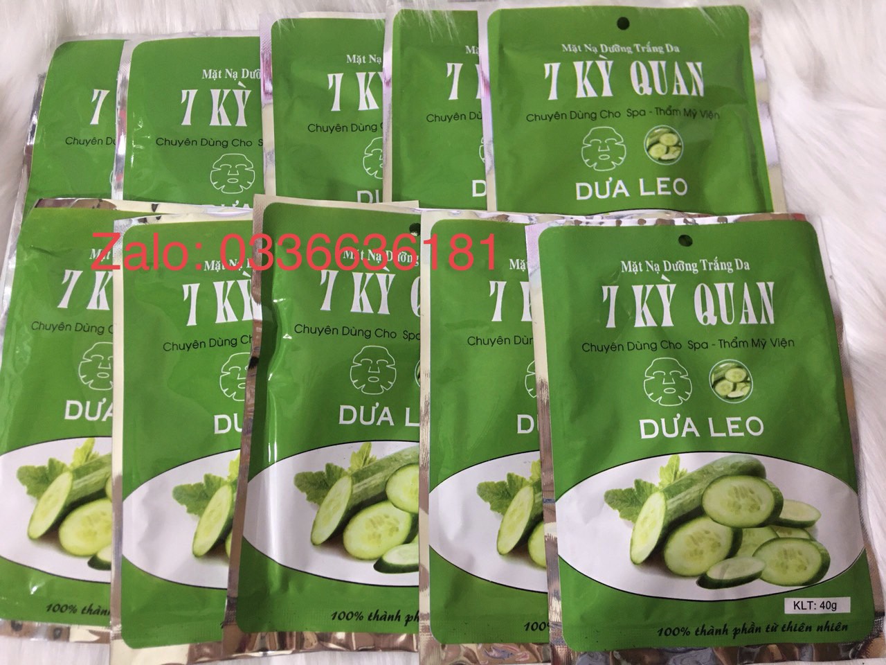 [chuẩn hàng cty] combo 10 miếng mặt nạ NEOVIN ( 7 KỲ QUAN)  giá chỉ 40k