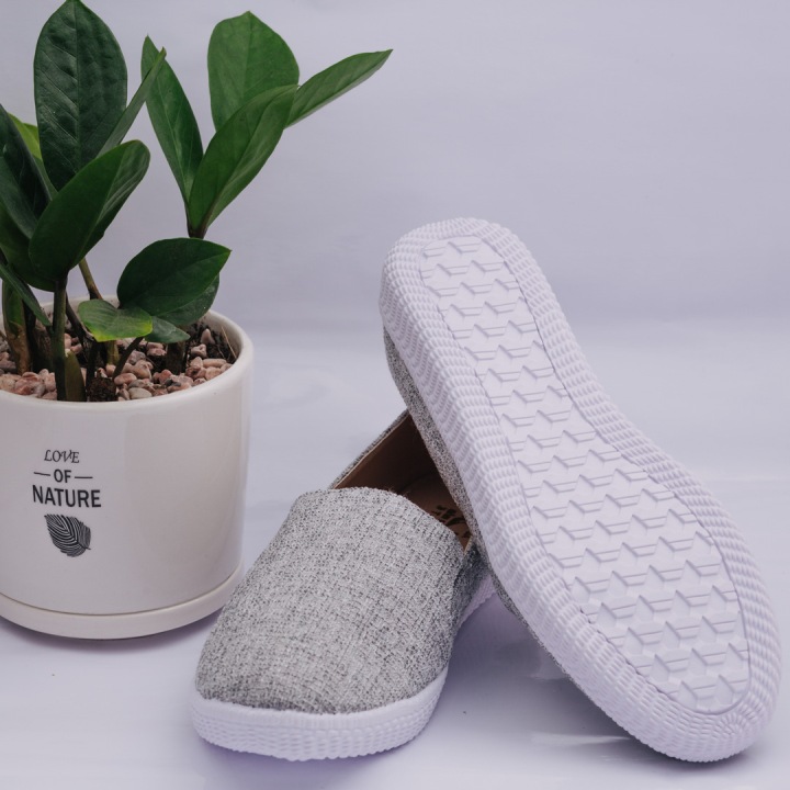 [HCM]GIÀY LƯỜI BỐ XÁM