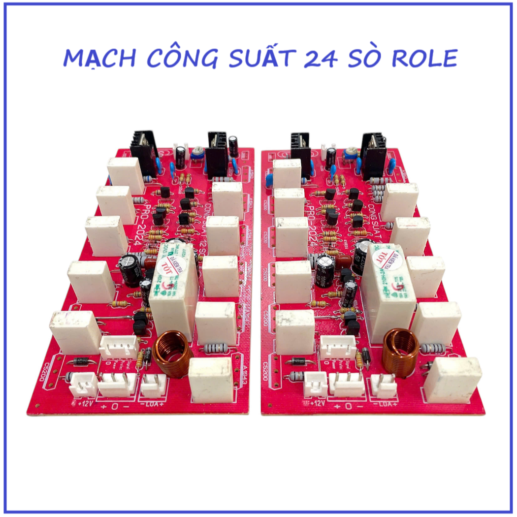 MẠCH CÔNG SUẤT 24 SÒ CÓ ROLE