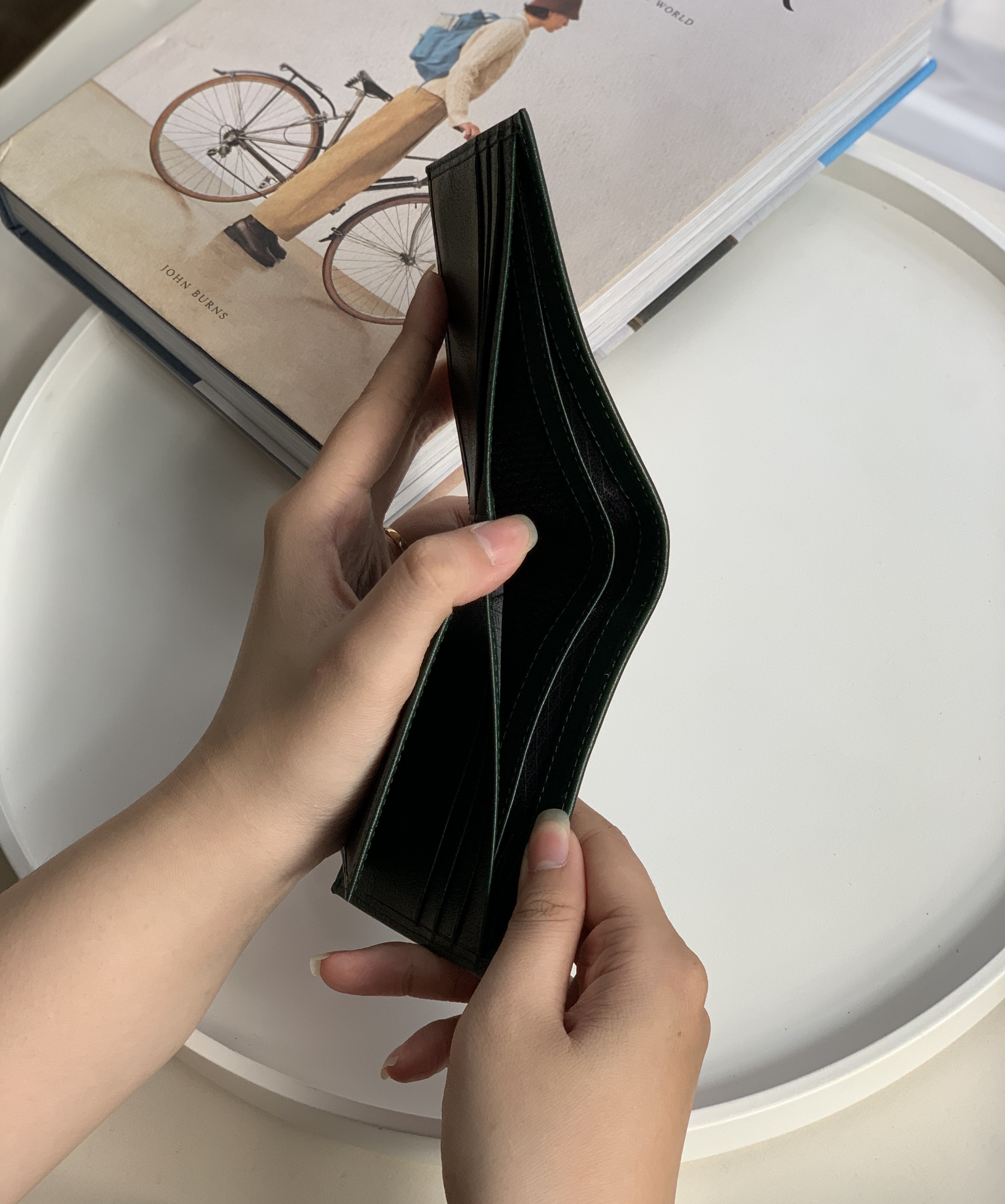 Ví nam LAGOM Da thật - Tidy Wallet Dáng ngang