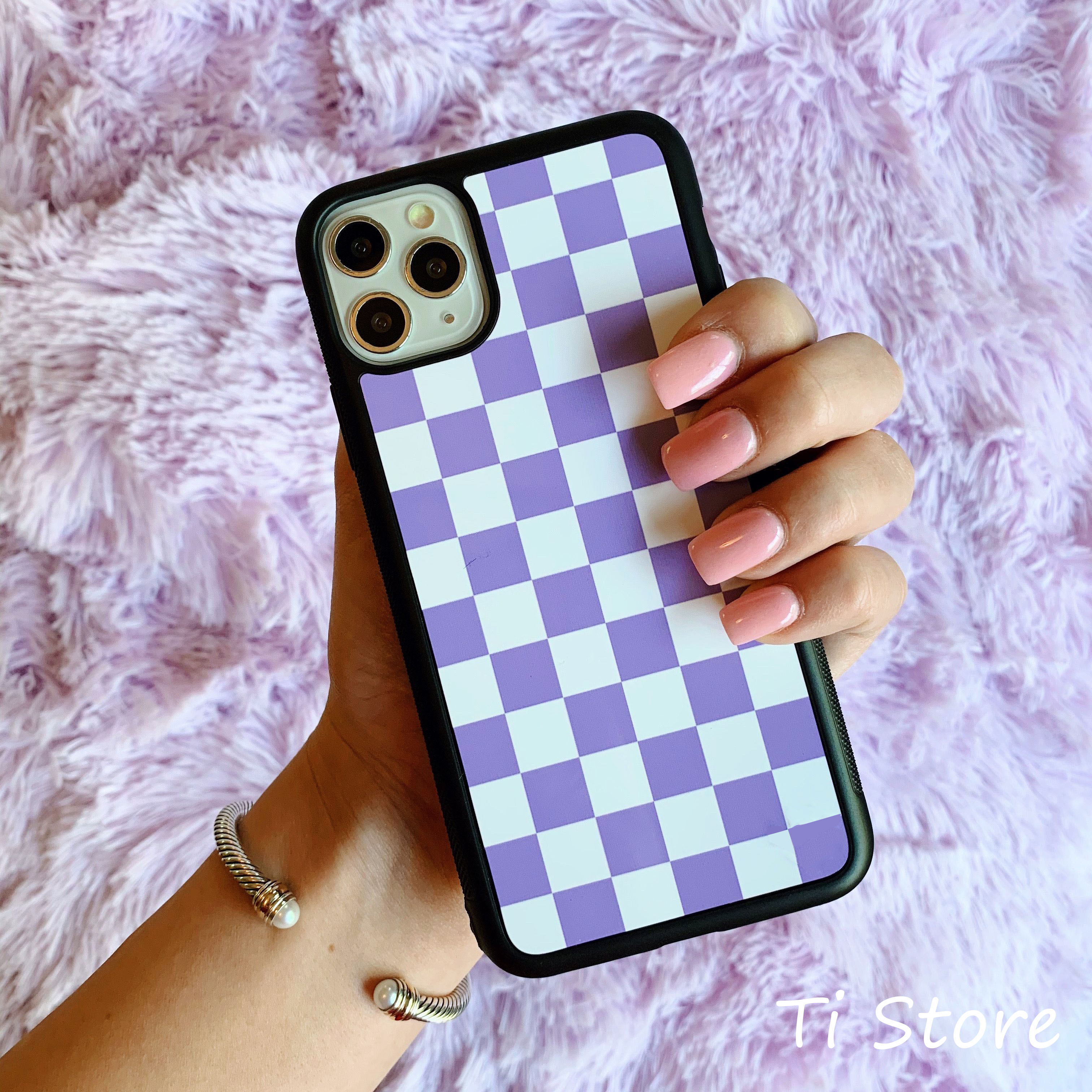 [HCM]Ốp Lưng Caro Nhiều Màu iPhone [ TI STORE ]