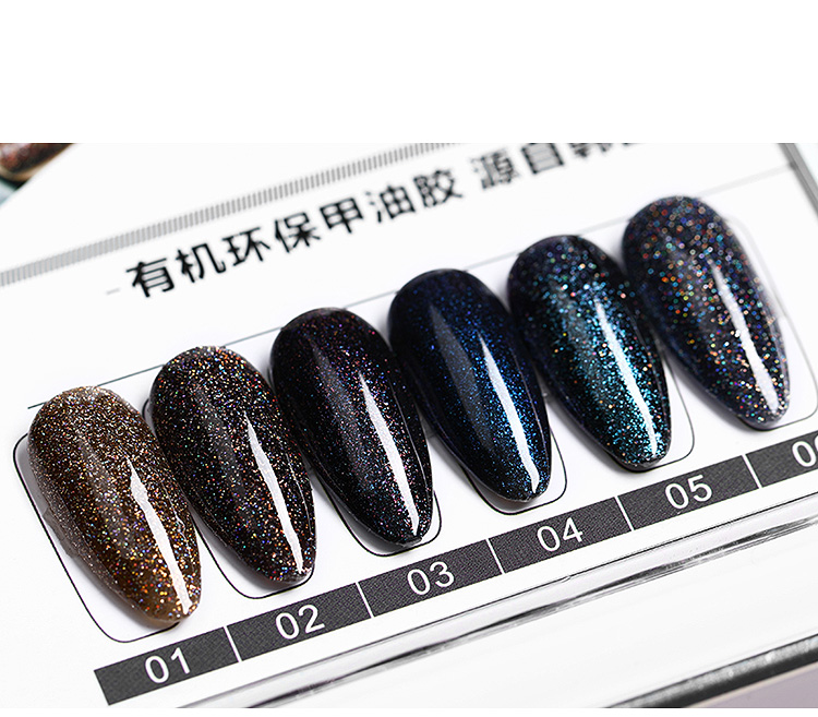 [HCM]Sơn gel AS - màu nhũ đen mã LP