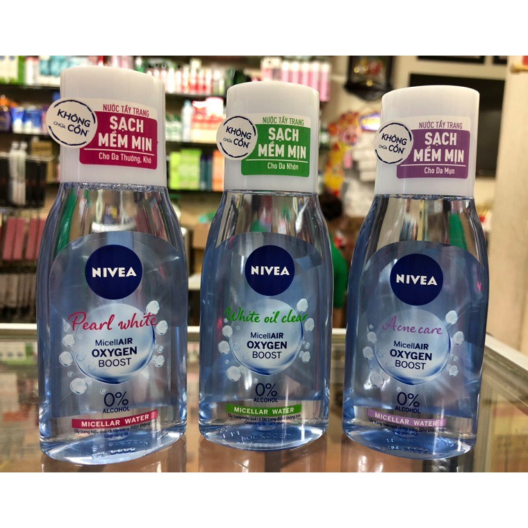 [HCM]Nước Tẩy Trang Sáng Da Nivea Micellar Water 125ml