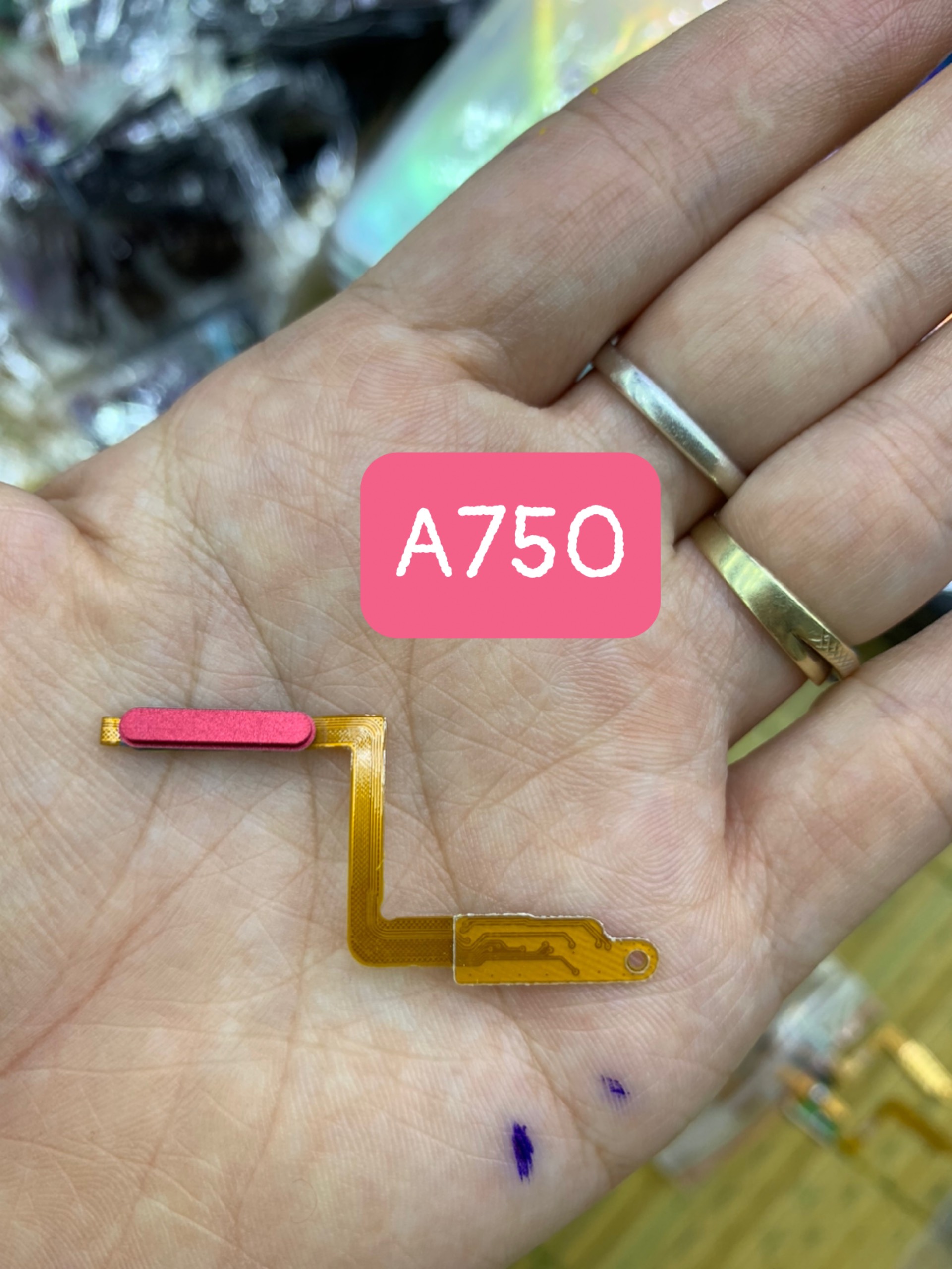 NÚT CẢM BIẾN VÂN TAY SAM SUNG A750-ZIN