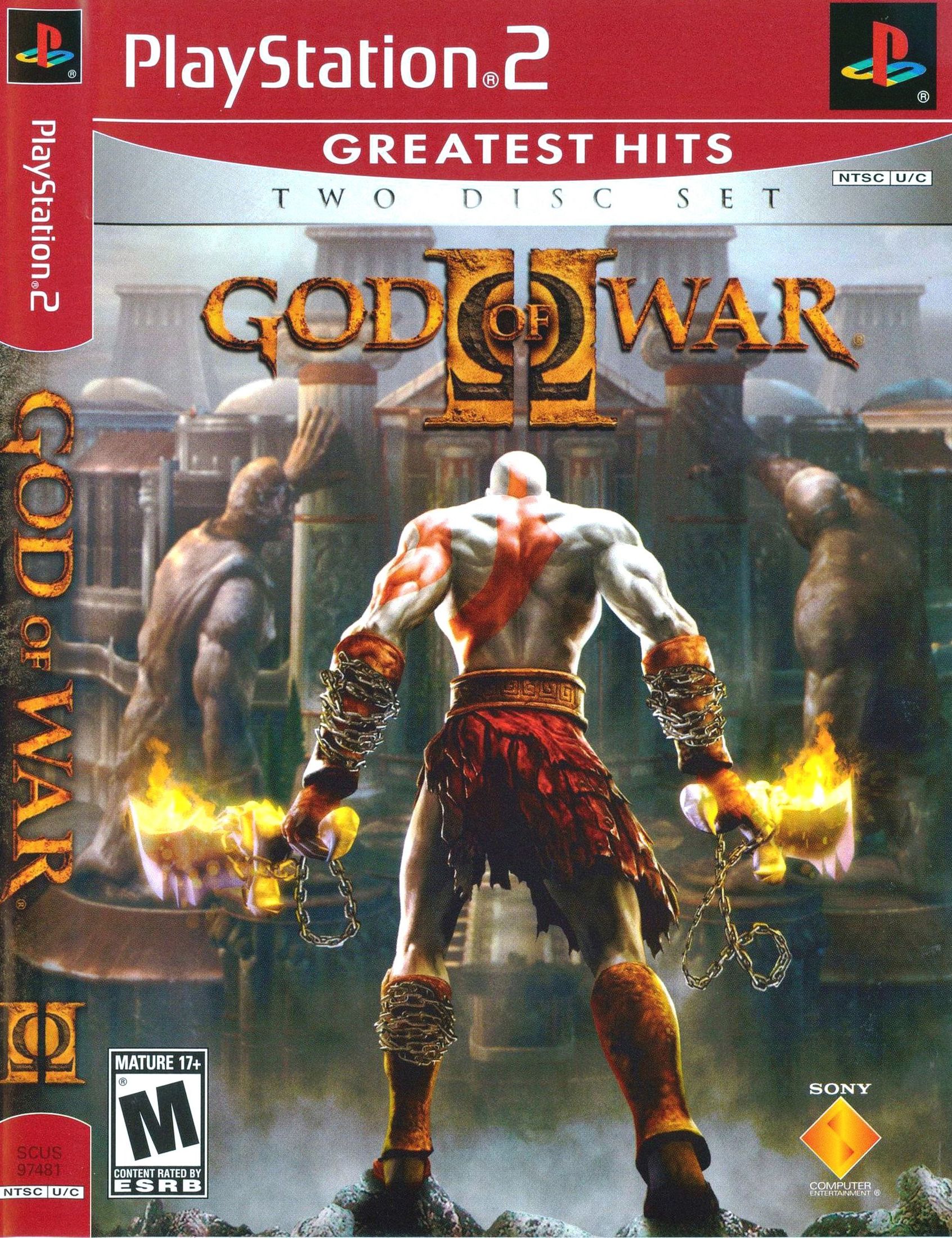 Đĩa game PS2 God Of War II  (Thần Chiến Tranh 2).