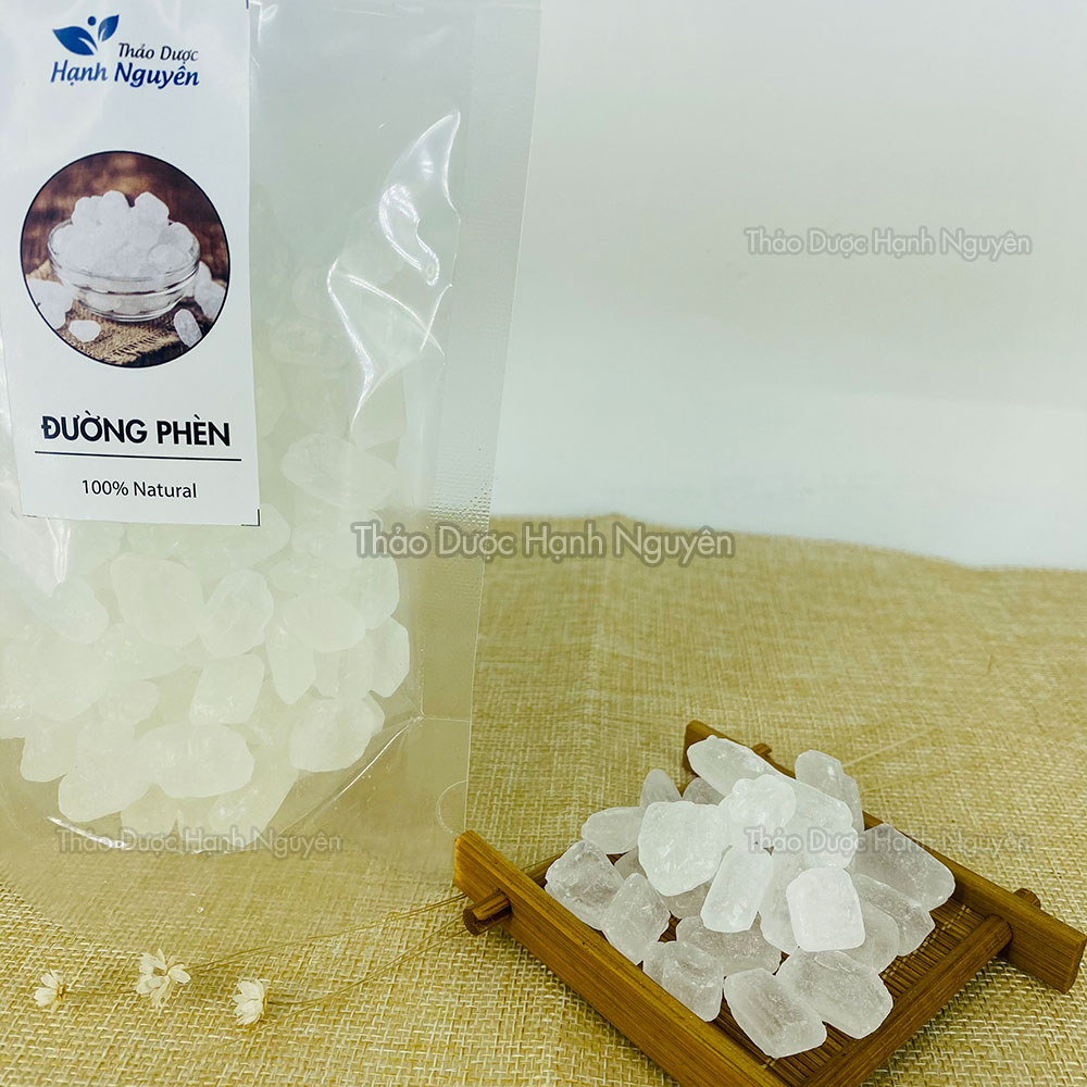 Đường phèn trắng Lam Sơn 100g, vị ngọt thanh tự nhiên, dùng nấu chè, chưng yến, pha trà, nấu siro