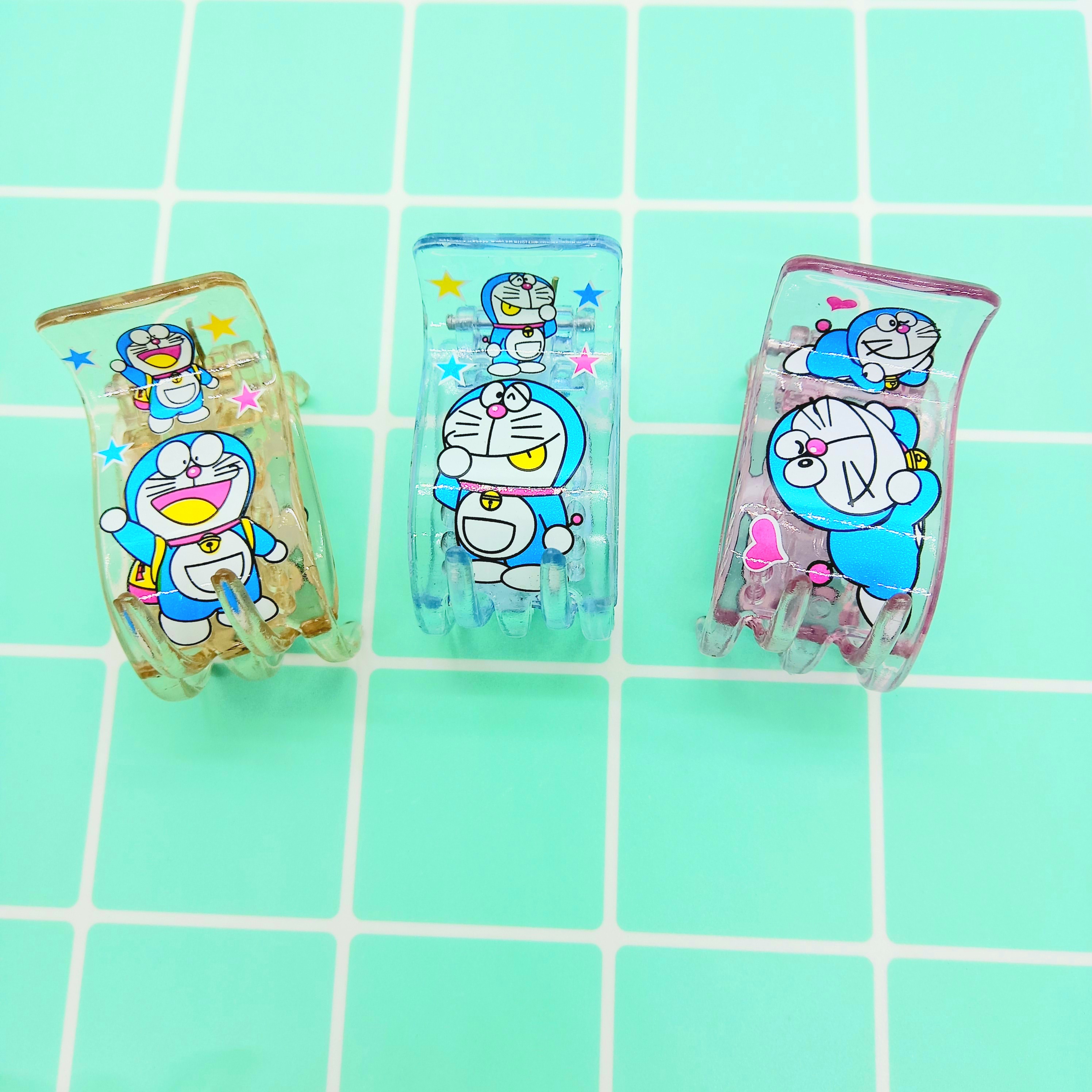 [HCM]Kẹp Càng Cua 5 Răng Trắng Trong Hình Doraemon