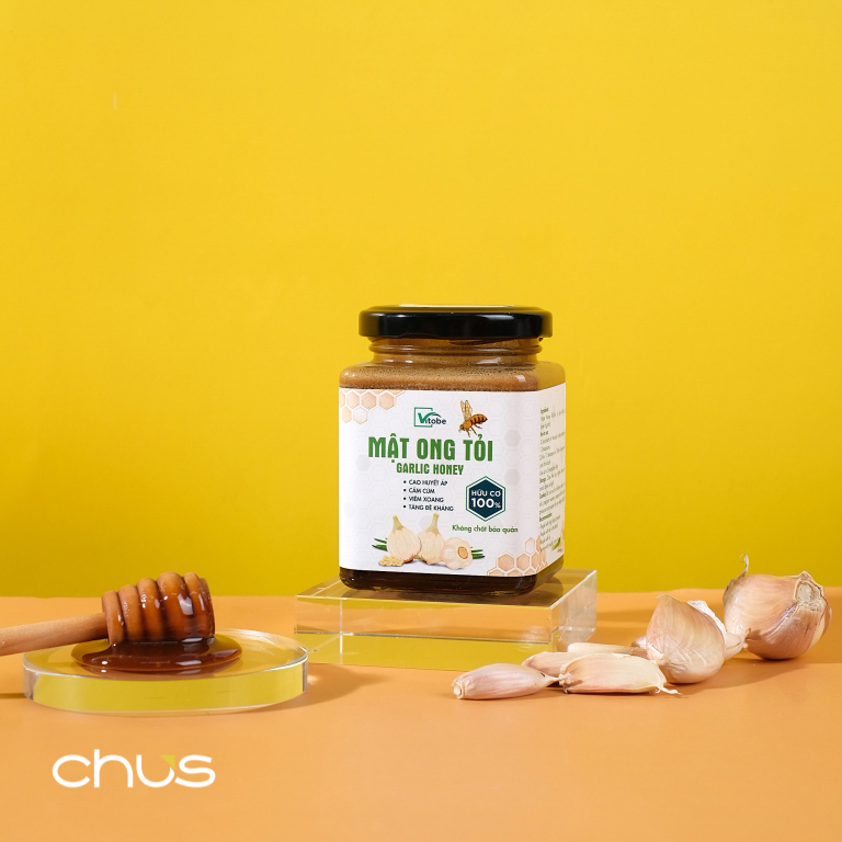 Mật Ong Tỏi Vitobe (300gr) - Hữu Cơ 100%